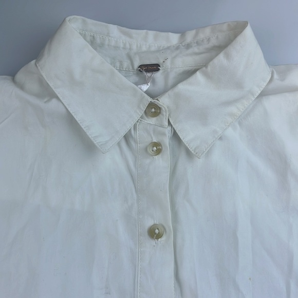Free People Button Down Shirt S91-25 - Picture 3 of 6